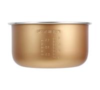 Zerodeko Olla Interior para Arrocera Revestimiento Antiadherente de Aleación de Aluminio, Capacidad 4 L y Diseño Escala para Cocinar Pastel y Sopa