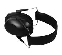 Zerodeko Orejeras Industriales de Protección Auditiva Negras para Reducción de Ruido, Auriculares Acolchados Cómodos, Uso en Talleres, Aprendizaje y Sueño, Protectores Auditivos