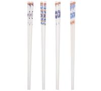 Zerodeko Palillos de Cerámica Japoneses Reutilizables para Vajilla Asiática, sin Rebabas, Saludables y Ecológicos, 4 Pares para Cenas Familiares y Otras Ocasiones Estilo Varios estilos