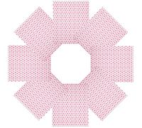 Zerodeko Papel Antigrasa y Resistente sin Deformación Diseño de 50 de Papel para Hornear Adecuado para Repostería en Cocinas Domésticas