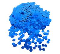 Zerodeko Papel Confeti Azul Redondo Relleno para Globos y Decoración de Mesas Círculos Uniformes para Bodas y Fiestas Fácil Limpieza y Festivo