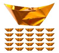 Zerodeko Papel de Origami Dorado 16x19 Cm 300 Hojas para Manualidades DIY Culto Antepasados y Sacrificios Tradicionales Papel Bancario Chino Artesanal