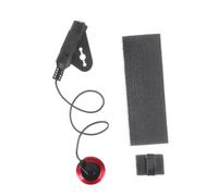 Zerodeko Pastilla para Guitarra Acústica y Ukelele Recogida Piezoeléctrica de Plástico Tamaño Compacto Color Rojo Xt-20 Accesorio Práctico para Amplificación y Grabación en