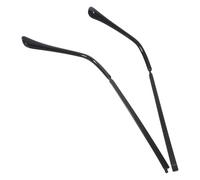 Zerodeko Patillas de Repuesto Aplicables para Gafas, Par de Brazos Metálicos Negros Resistentes para Gafas de Sol y Lectura, Accesorios de Temple Metálico Cómodos y Duraderos