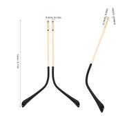 Zerodeko Patillas de Repuesto para Gafas Metálicas Doradas, Brazos Elásticos Muelle, un Par para Montura de Anteojos y Gafas de Sol, Accesorio Resistente y Cómodo para Reparación