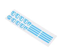 Zerodeko Pegatina para Botón de Ventana Azul de Pvc Que Brilla Oscuridad, Fácil de Pegar y Quitar para Decoración Exterior del Coche y Conducción Nocturna