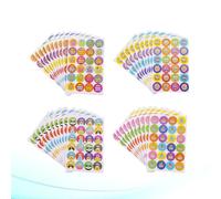 Zerodeko Pegatinas de Recompensa Papel, Diseño de Dibujos Animados, Fácil de Pegar, 90 Hojas para Jardín de Infancia y Cuadernos Escolares Varios estilos