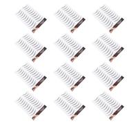 Zerodeko Pegatinas para Cejas Postizas Impermeables 6d Efecto Pelo 12 Unidades Color Negro Herramienta para Cejas Uso Fácil Maquillaje Natural para Rostro