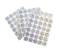 Zerodeko Pegatinas para Rascar 5 Unidades, Juego de Tarjetas Rasca y Gana para Fiestas, Adhesivas Recubrimiento Oculto, Ideales para Manualidades y Premios Sorpresa