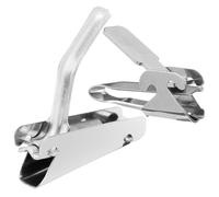 Zerodeko Pelador de nueces práctico de Acero Inoxidable, 2 Piezas, portátil para pelar piñones y Semillas de melón en Cocina y Viajes