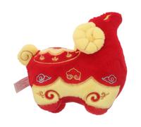Zerodeko Peluche del Año de la Cabra 2027, Mascota de Oveja del Año Nuevo | Muñeco de peluche de oveja del zodiaco, adorno de cabra para el festival de primavera, linda figura de cordero para estantes