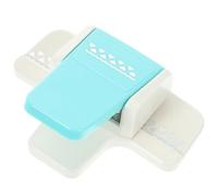 Zerodeko Perforadora de Papel Artesanal Portátil para Manualidades DIY Puncher Hecho a Mano para Álbum de Fotos Sacabocados para Etiquetas y Adornos Creativos Color Color Aleatorio