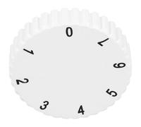Zerodeko Perilla del refrigerador, mando de termostato, accesorio de plástico blanco, control de temperatura conveniente para refrigerador y frigorífico
