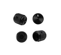 Zerodeko Perillas de Volumen Accesorios para Tienda y Complementos Guitarra para Guitarra Eléctrica, Aleación de Zinc, Color Negro, Fáciles de Instalar 2