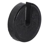 Zerodeko Pesas de Báscula de Hierro 1 Kg Contrapeso Ortopédico Gancho para Tracción Médica, Peso Calibración Repuesto para Equipos de Tracción Industrial y Médico