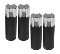 Zerodeko Peso para Cordón de Persiana 4 Piezas, Tirador Peso Antiventana, Mango de Cordón Esmerilado Negro para Persianas Interiores, Accesorio Práctico y Estable para Cortinas en Hogar