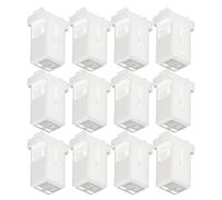 Zerodeko Pestillos de Clip de Plástico de Color Claro para Cubos de Basura, Botón Pulsador, 50 Unidades, Accesorios para Botes de Basura Domésticos, Repuestos para Contenedores de