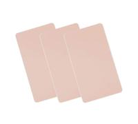 Zerodeko Piel de Práctica para Tatuajes Paquete de 3 Piezas de Silicona Rosa Superficie Lisa y Gran Ductilidad para Principiantes y Artistas Experimentados en Tatuaje