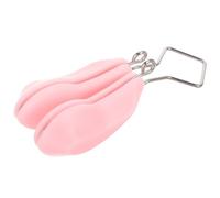 Zerodeko Pinza Moldeadora de Nariz de Silicona Rosa, Ajustable y para Levantamiento y Reducción Nasal, Herramienta Facial Portátil para Embellecer y Definir el Contorno Nasal