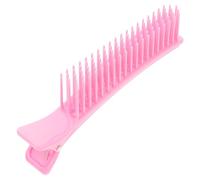 Zerodeko Pinza para peinar el cabello, Clip de peluquero, pinzas para cortar el pelo, rosa, plástico, crear una variedad de peinados, estilista profesional