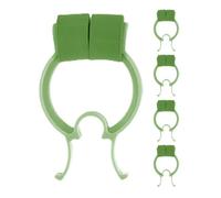 Zerodeko Pinzas Nasales para Ejercicios de Respiración 5 Piezas Clip Nasal Verde de EVA para Moldear y Mejorar la Respiración Corrector Nasal Portátil para Hemorragias y Ronquidos