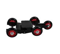 Zerodeko Plataforma Rodante para Mover Vehículos 5 Ruedas, Herramienta de Emergencia para Motocicletas, Triciclos y Bicicletas Eléctricas, Diseño Compacto para Uso en Color Aleatorio