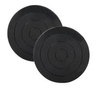 Zerodeko Plato Giratorio de Cerámica Plástico 2 Piezas, Base Giratoria Duradera Cojinete, Herramienta para Esculpir Arcilla 360 Grados, Compacto y Ligero para Manualidades y Modelado