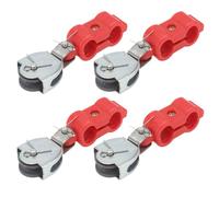 Zerodeko Polea de Cable Metálica Semiplástica 4 Piezas Rueda Elevadora de Alta Resistencia Rodillo de Polea para Manejo de Materiales Soporte de Carga para Polipastos Uso Industrial y