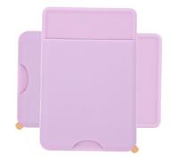 Zerodeko Porta Tarjetas Adhesivo de Silicona para Teléfono, Fácil Instalación, 2 Piezas, Diseño Creativo y Compacto para Guardar Tarjetas y Dinero
