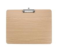 Zerodeko Portapapeles de Madera A3 Horizontal para Dibujo con Clip Tablero de Dibujo Portátil para Artistas y Estudiantes Tablero al Aire Libre Material Resistente con Textura de Madera