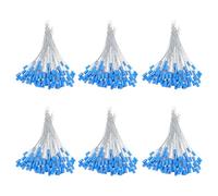 Zerodeko Precintos de Cable de Acero de Seguridad Etiquetas Numeradas, 100 Piezas, Alta Resistencia y Resistencia a Ambientes Adversos para Transporte Seguro