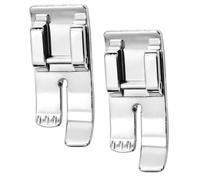 Zerodeko Prensatelas para Máquina de Coser 2 Piezas Multifuncional para Puntada Recta, Accesorio Compatible Máquina de Coser Doméstica, Material Duradero y Tamaño Estándar para Costura