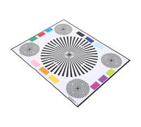 Zerodeko Probador de Lentes para Cámaras de Seguridad Tarjeta de Calibración de Color en Papel, Resistente a Deformación y Rendimiento Constante para Condiciones de Luz Diurna y Baja
