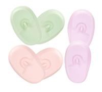 Zerodeko Protección Auditiva Para Tinte De Cabello, 3 Pares De Orejeras De Silicona Resistentes Al Calor, Cómodas y Ligeras, Ideales Para Salón o Uso Doméstico