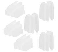 Zerodeko Protector de Aguja para Tocadiscos 6 Piezas de Plástico Resistente Compatible Agujas de Vinilo, Cubierta Protectora Antielectrostática para Cartuchos de Disco de Vinilo