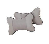 Zerodeko Protector de Cuello de Viaje 2piezas Almohadas Cervicales para Coche de Acrílico Cómodo Que la Ideales para Uso en Coche Todo el Año