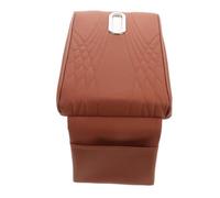 Zerodeko Protector de Reposabrazos para Coche con Organizador de Pañuelos Cojín de PU para Consola Central Aumento de Altura para Suv y Automóvil