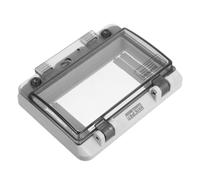 Zerodeko Protector para Cuadro Eléctrico Vías con Ventana Transparente para Inspección Visual Resistente al Polvo y Humedad para Interior