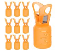 Zerodeko Protectores de Gancho para Pesca 10 Piezas Tamaño Pequeño Naranja, Funda de Anzuelo Duradera Antiarañazos Gancho de Seguridad, Accesorios para Pesca Marítima y Deportiva