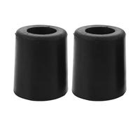 Zerodeko Protectores de Parachoques de Goma Negra 2 Piezas 5 CM Bloque Anticolisión para Coche Suv y Remolque Almohadillas Absorbentes de Impactos para Garaje y Estacionamiento