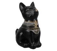 Zerodeko Quemador Varillas de Gato Incienso de Resina de Forma Negro Egipcio, 17 X 11,4 X 8,7 Cm, Porta Decorativo Aromaterapia para Yoga y SPA Hogar