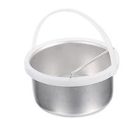 Zerodeko Recipiente Interior De Aluminio Para Derretir Cera, Antiadherente, Compacto, Resistente Al Calor, Uso Profesional Para Depilación, Portátil, Adecuado Para Centros De Belleza y Spa, Uso Diario