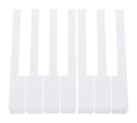 Zerodeko Reemplazo de Cubiertas de Teclas de Piano de Plástico, 2 Piezas Prácticas para Reparar y Renovar Teclado de Piano Profesional en Casa