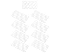 Zerodeko Regla de alineación cuadrada para taladro (9 piezas) para una | Regla de colocación de taladros que permite rectas, estructura de cuadrícula para un diseño rápido, pintura sobre lienzo,