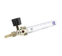 Zerodeko Regulador de Flujo de Gas Co2 y Argón para Soldadura, Medidor de Caudal 1/4pt 0,15mpa, Tubo Indicador de Flujo de 7 Mm, Material Ppe Resistente, Uso en Máquinas de Soldar