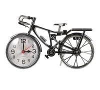 Zerodeko Reloj de Mesa Decorativo de Plástico Diseño Creativo de Bicicleta Adorno para Escritorio y Repisa Adecuado para Decoración de Hogar y Oficina sin Batería Estilo Europeo y