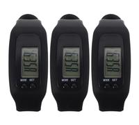 Zerodeko Reloj podómetro con Contador de Pasos (3 Unidades) para