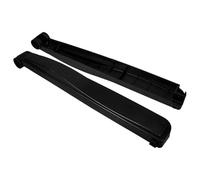 Zerodeko Reposabrazos Multifuncional para Silla Plegable de Playa y Sillón Reclinable, de Plástico Negro, Seguro y Estable para Camping y Viajes