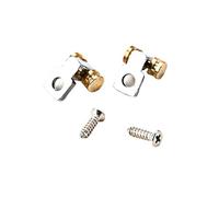 Zerodeko Retenedores de Cuerdas de Guitarra Eléctrica Metálicos Tornillos de Montaje Soporte Práctico para Cuerdas Guía de Árbol Tipo Rodillo 2 Unidades para Accesorios de Guitarra