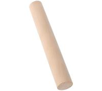Zerodeko Rodillo de Arcilla Polimérica de Madera para Artistas y Hobby | Acabado Natural y Superficie Lisa, Diseño Simple y Elegante, para Masa de Pizza y Pastelería